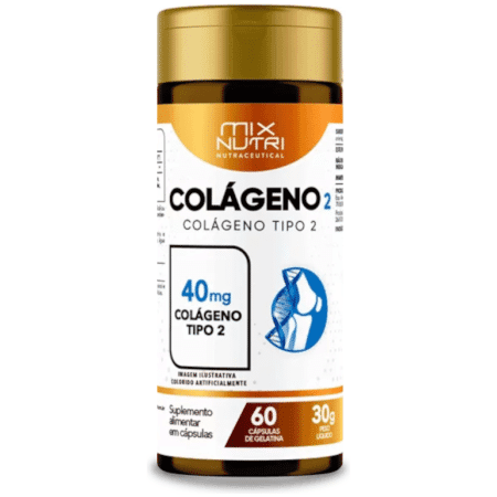 COLÁGENO II 40mg MIX NUTRI 60 CAPS