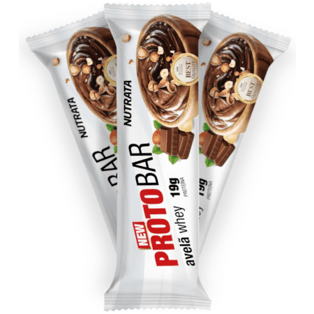 BARRA DE PROTEÍNA PROTOBAR SABOR AVELÃ WHEY NUTRATA 70g
