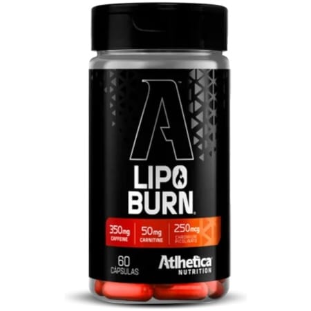 TERMOGÊNICO LIPOBURN BLACK ATHLETICA 60 CAPS