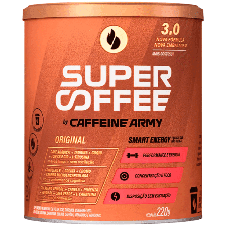 TERMOGÊNICO SUPER COFFE CAFFEINE ARMY 220g