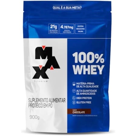 WHEY PROTEIN MAX TITANIUM REFIL 900G