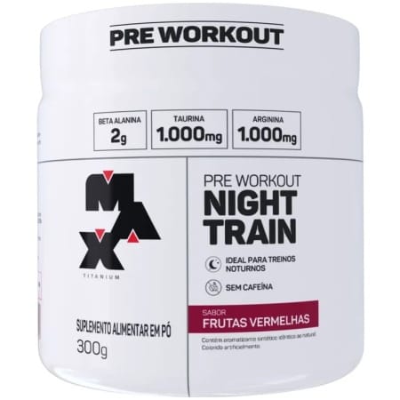 PRÉ-TREINO NIGHT TRAIN MAX TITANIUM 300G